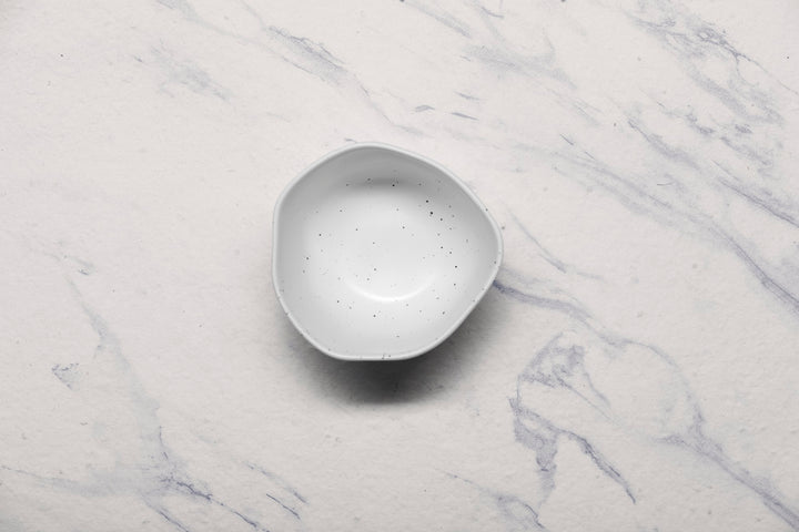 Porcelain Non Stackable Bowl | 3.75", Uneven Shape | Set of 12