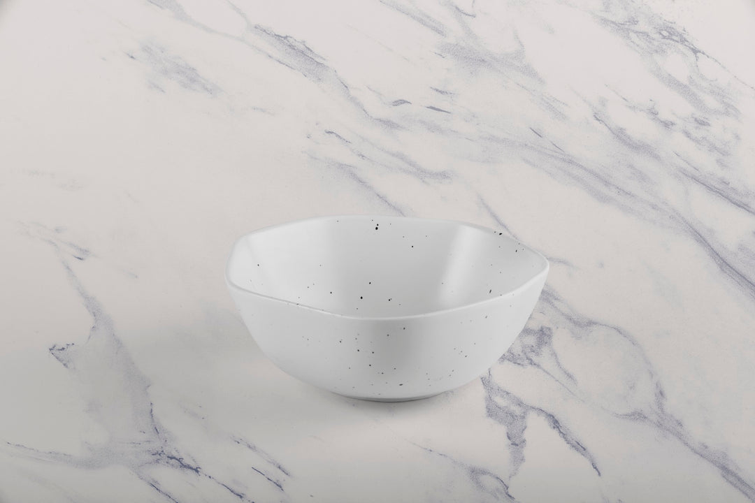 Porcelain Non Stackable Bowl | 5.5", Linen Dotts | Set of 12