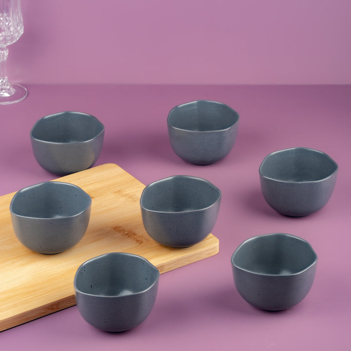 Porcelain Non Stackable Bowl | 3.75", Uneven Shape | Set of 12