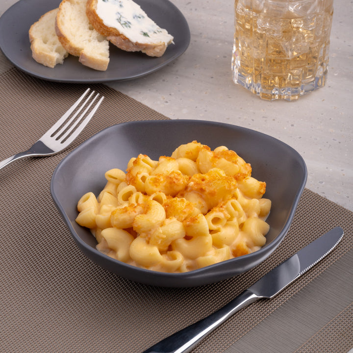 Porcelain Non Stackable Bowl | 6.6", Gray | Set of 6