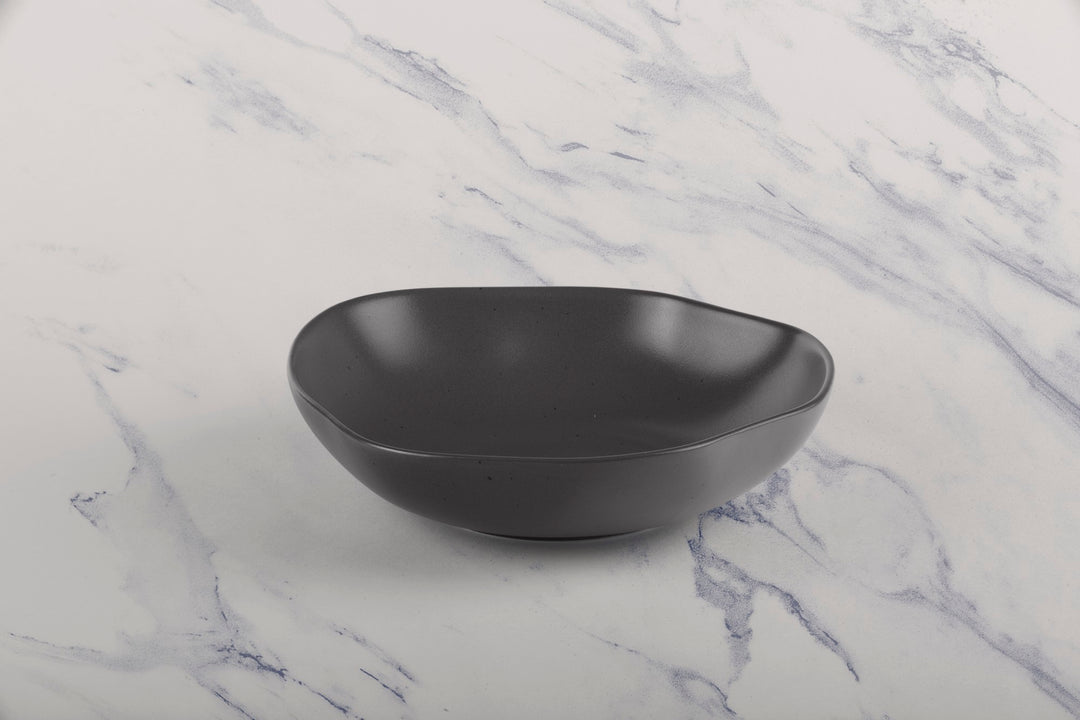 Porcelain Non Stackable Bowl | 6.6", Gray | Set of 6