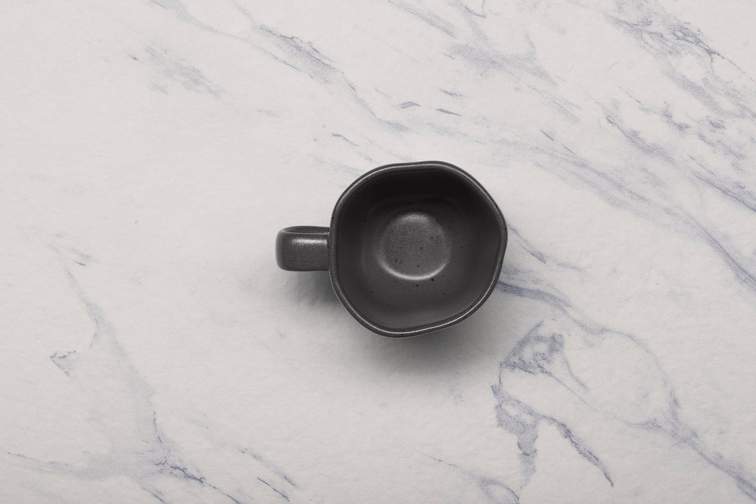 Porcelain Non Stackable Cup | Gray | 9oz, Set of 6