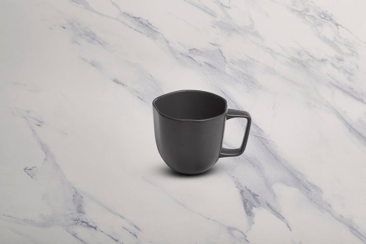 Porcelain Non Stackable Cup | Gray | 9oz, Set of 6