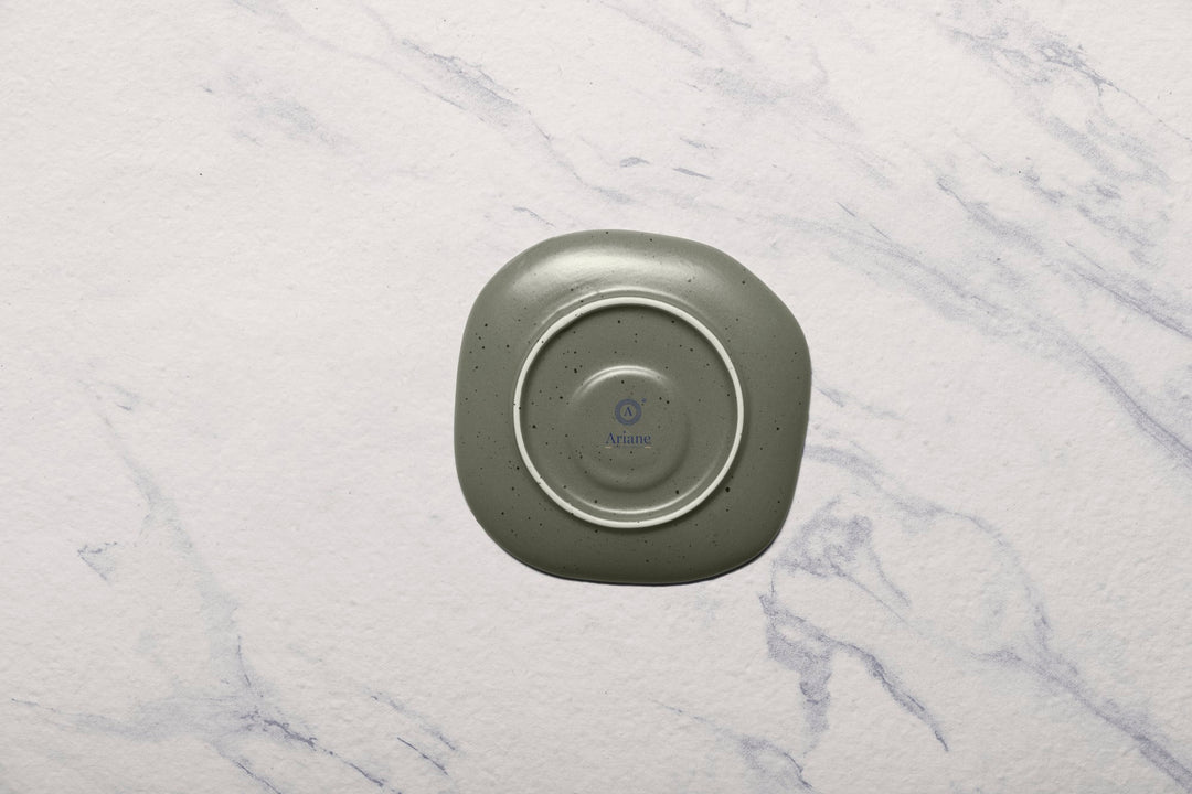 Porcelain Saucer | Uneven Shape | Set Of 12