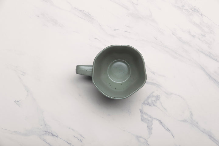 Porcelain Non Stackable Cup | Mist Green, 9oz Set of 6