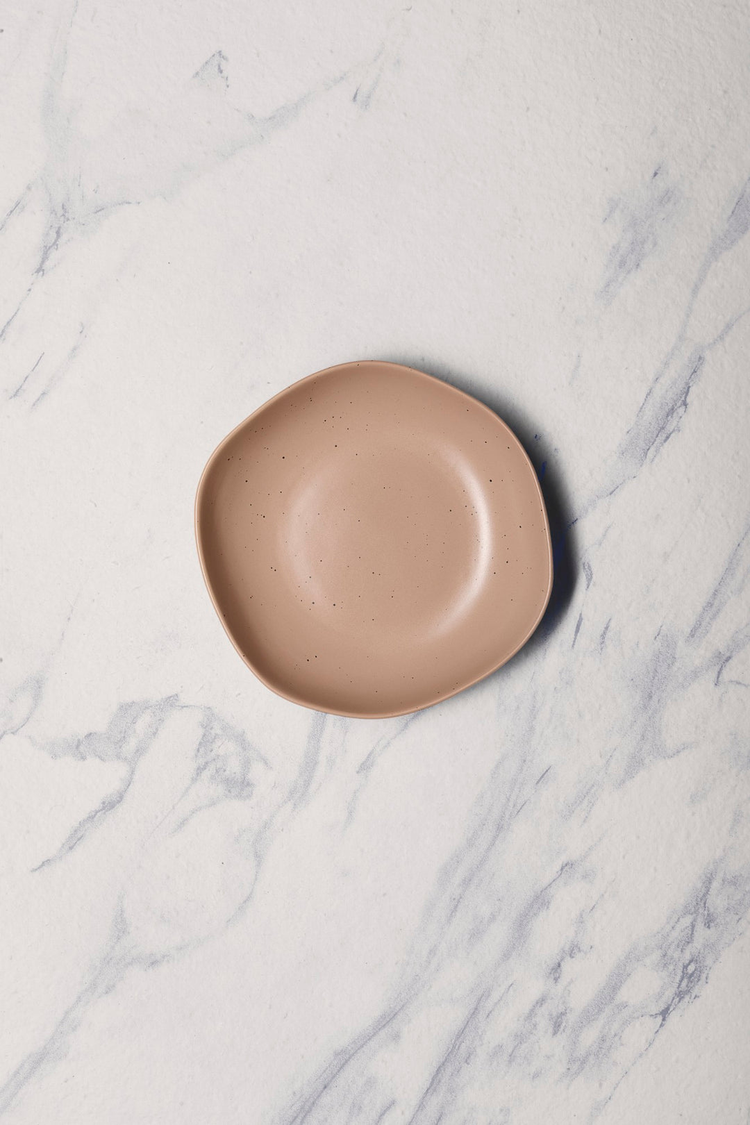 Porcelain Deep Dinner Plate | Uneven Shape | Set of 6