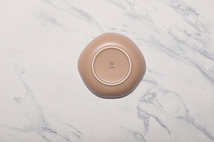 Porcelain Deep Dinner Plate | Uneven Shape | Set of 6