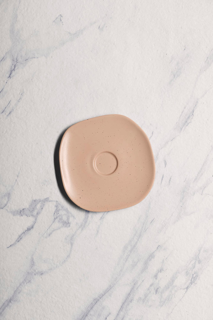 Porcelain Saucer | Uneven Shape | Set Of 12