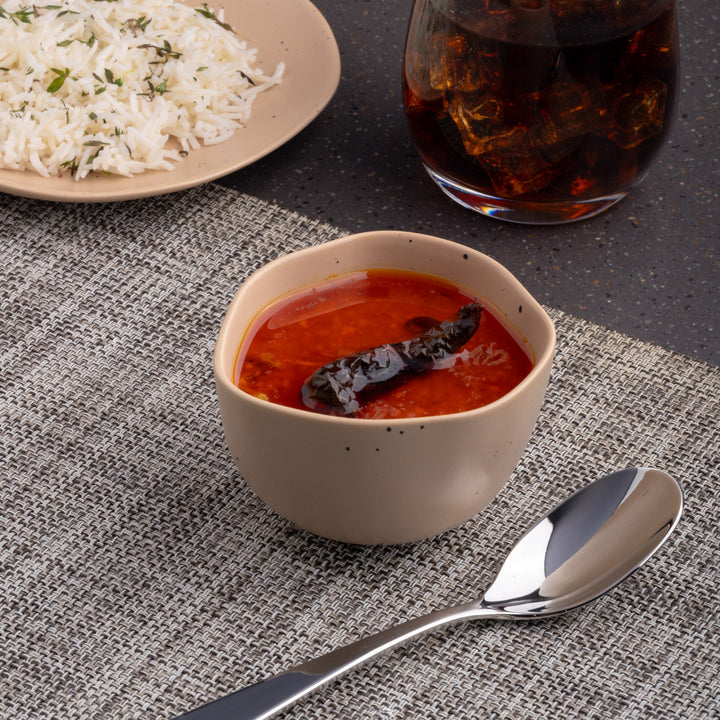 Porcelain Non Stackable Bowl | 3.75", Uneven Shape | Set of 12