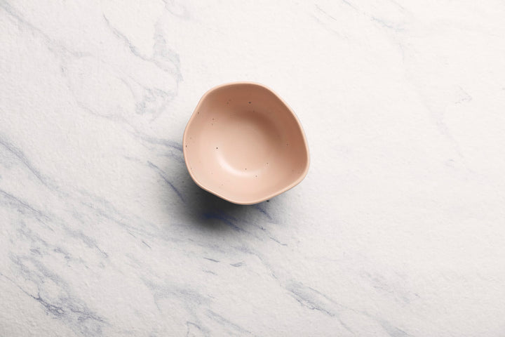 Porcelain Non Stackable Bowl | 3.75", Uneven Shape | Set of 12