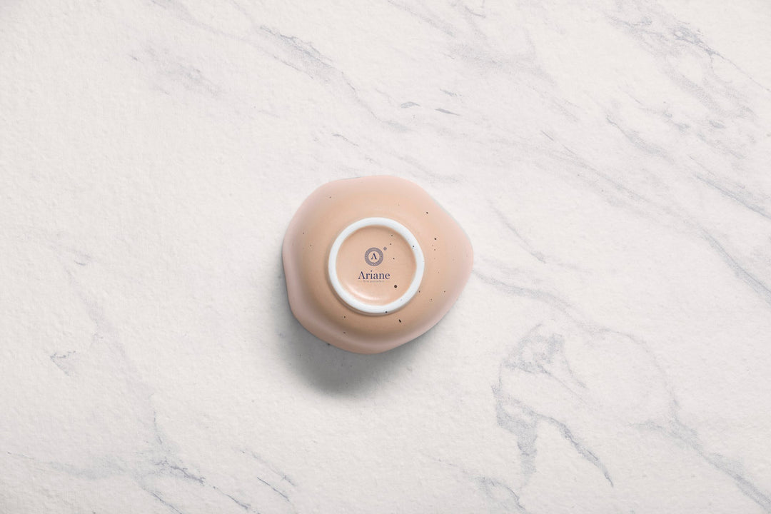 Porcelain Non Stackable Bowl | 3.75", Uneven Shape | Set of 12