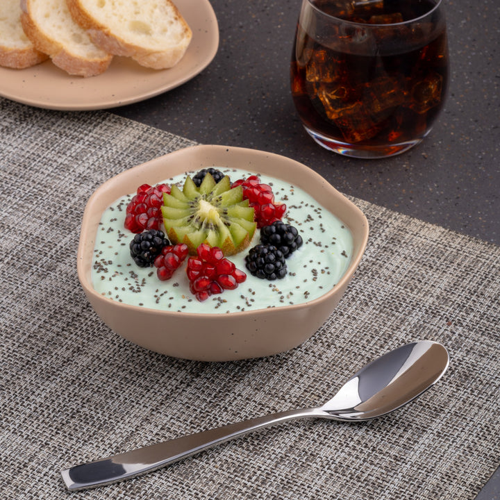 Porcelain Non Stackable Bowl | 5.5", Dark Sand | Set of 8