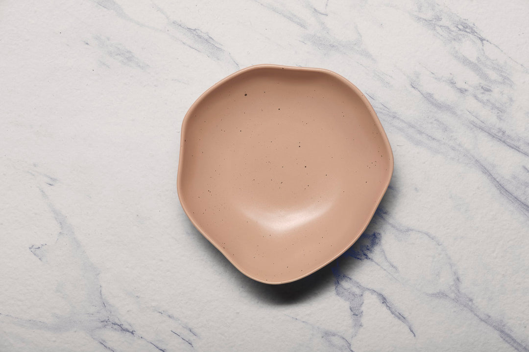 Porcelain Non Stackable Bowl | 6.6" Dark Sand | Set of 6