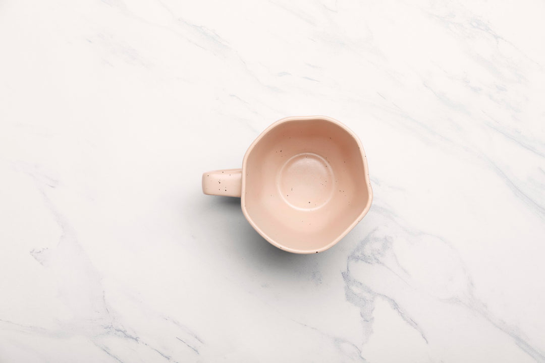 Porcelain Non Stackable Cup | Dark Sand, 9oz, Set of 6
