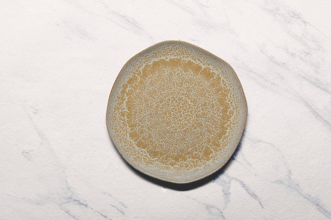 Artistic Porcelain Dinner Plate | Uneven Shape, Set of 6