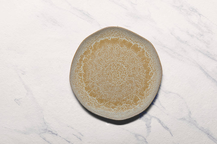 Artistic Porcelain Dinner Plate | Uneven Shape, Set of 6