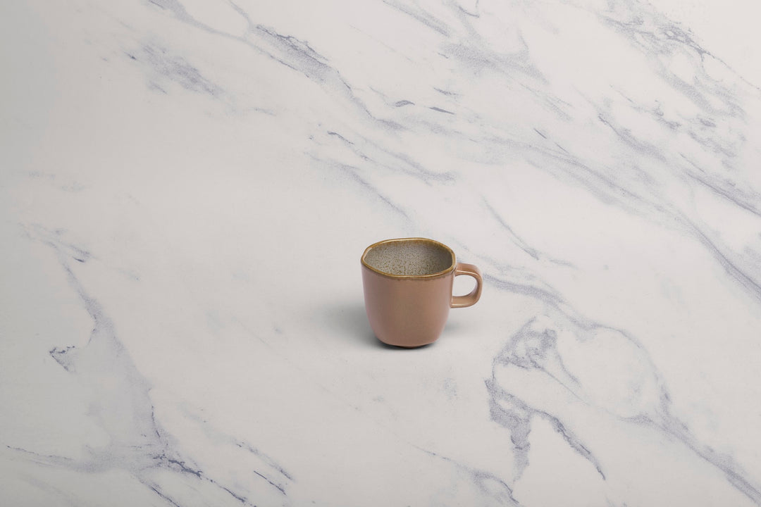 Artistic Porcelain Non Stackable Cup | Uneven Shape, Set of 12