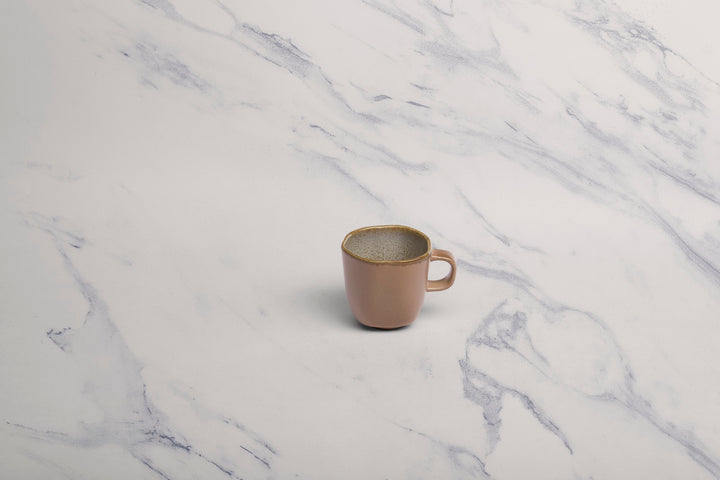 Artistic Porcelain Non Stackable Cup | Uneven Shape, Set of 12