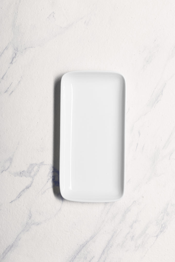 Rectangle Plate | Ivory, Porcelain | Pack of 6