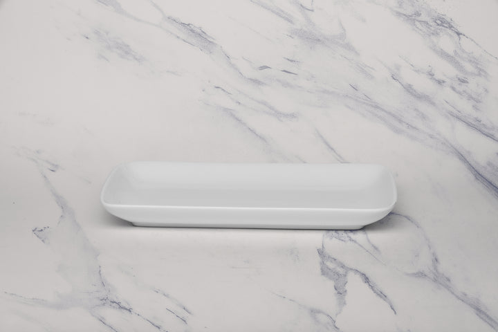 Rectangle Plate | Ivory, Porcelain | Pack of 6