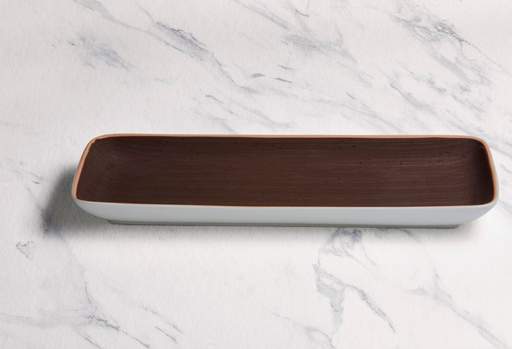 Porcelain Rectangle Plate | Set of 6