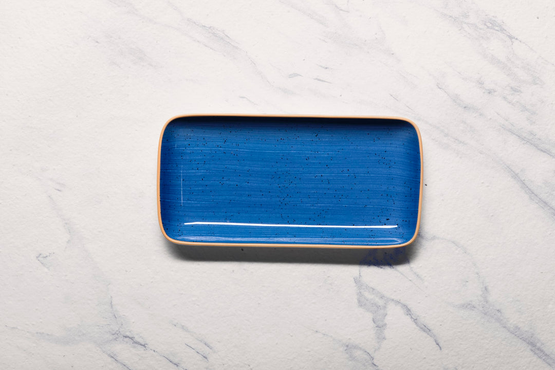 Porcelain Rectangle Plate | Set of 6
