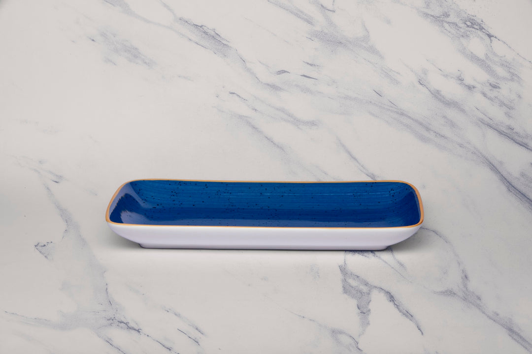 Porcelain Rectangle Plate | Set of 6