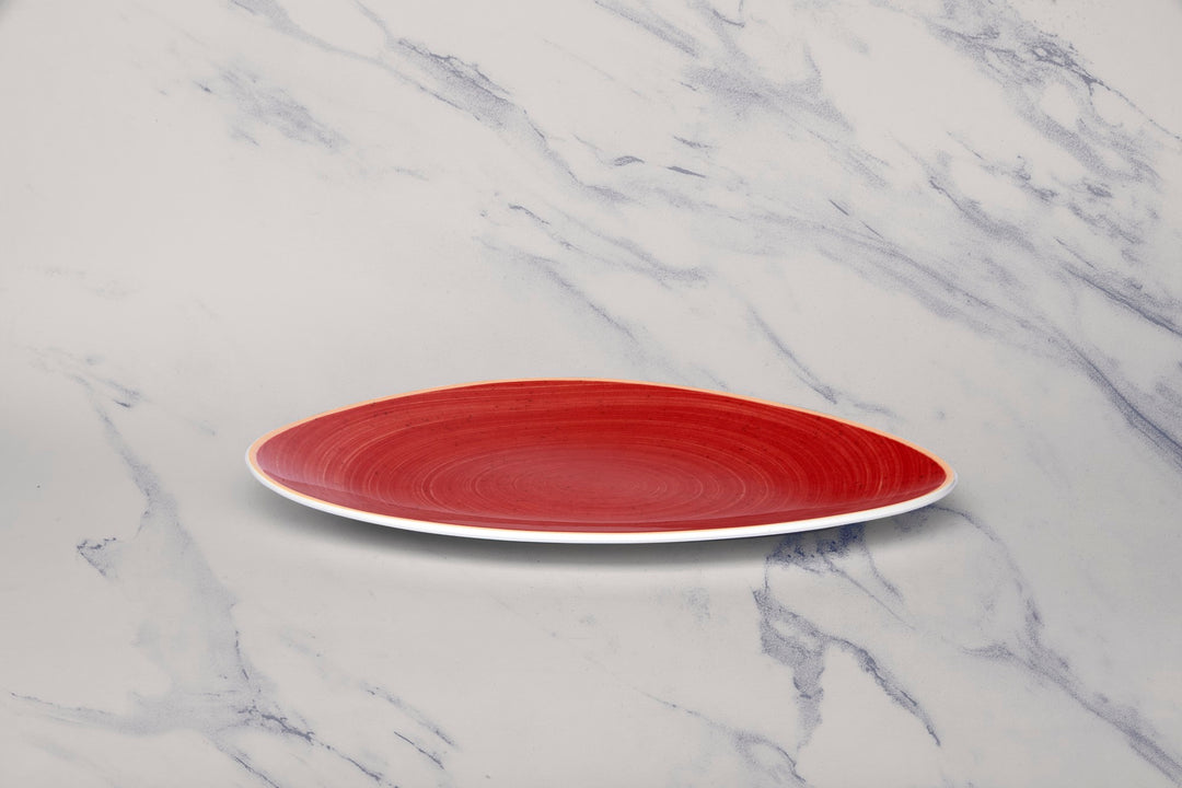 Porcelain Triangle Plate | Artistic Serveware, 11.41" | Set of 6