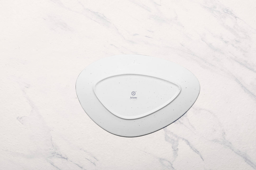 Porcelain Platter | Triangle Plate-11.4x7.5" | Set of 6