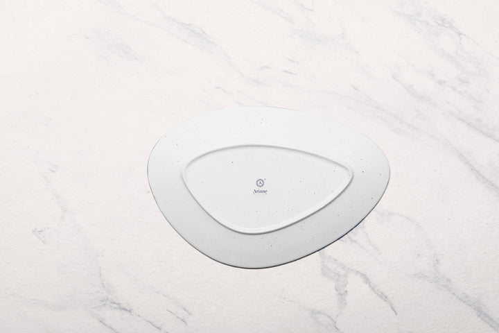 Porcelain Platter | Triangle Plate-11.4x7.5" | Set of 6