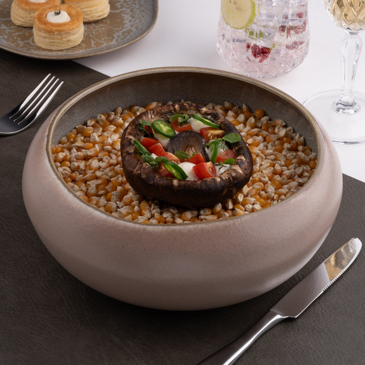 Artistic Porcelain Organic Bowl | 67.5 oz, Set of 2