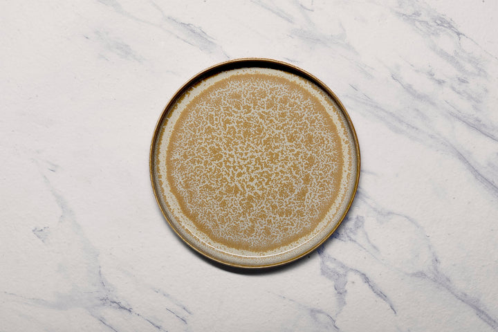 Artistic Porcelain Dinner Plate| Round Shape, Set of 4