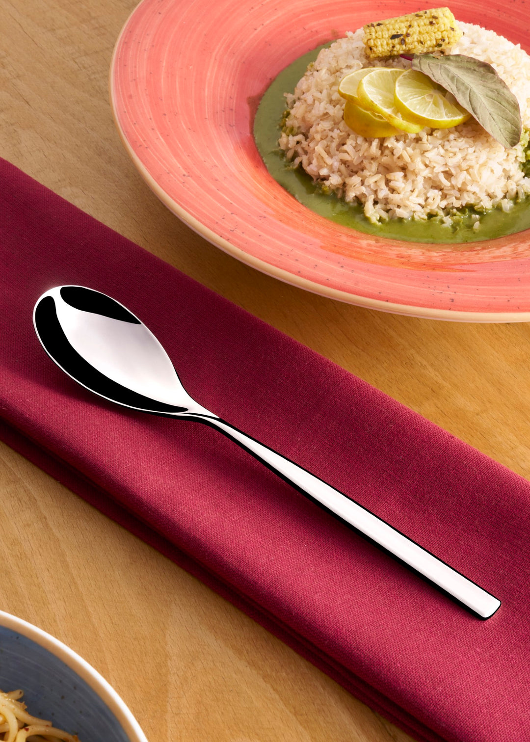 Stainless Steel Dessert Spoon Set of 12 | 7.5", Silver