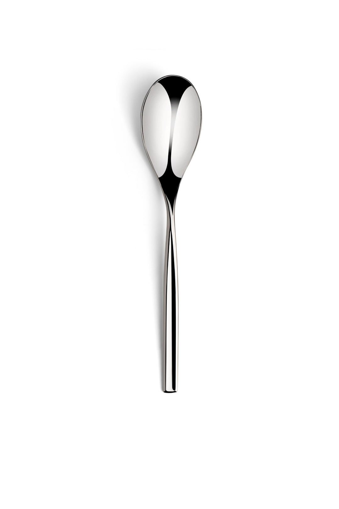Stainless Steel Dessert Spoon Set of 12 | 7.5", Silver