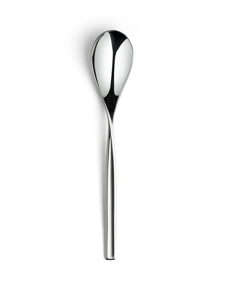 Stainless Steel Dinner Spoon Set of 12 | 8.25", Silver