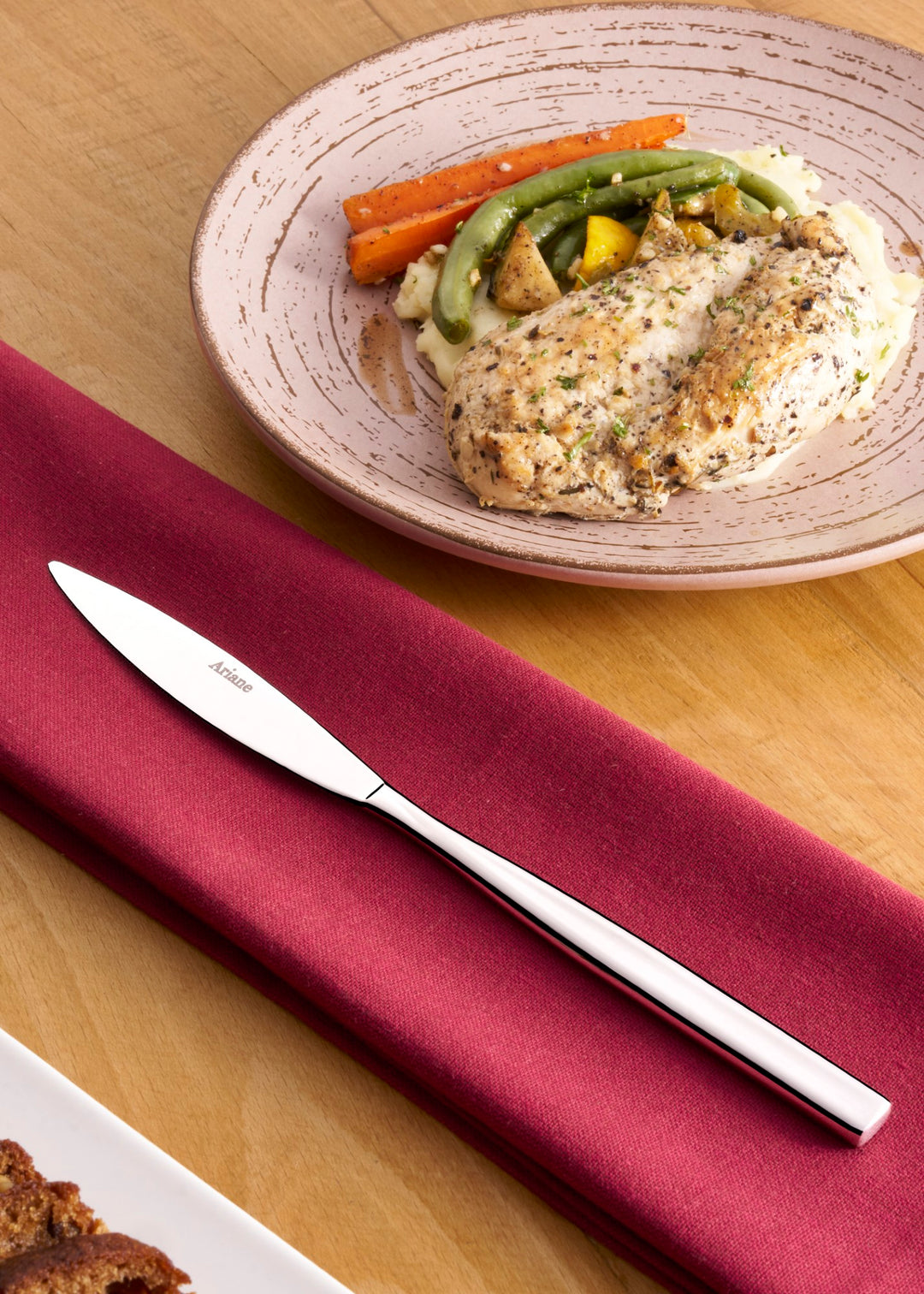 Stainless Steel Dinner Knife | 9.4", Silver, Set of 12