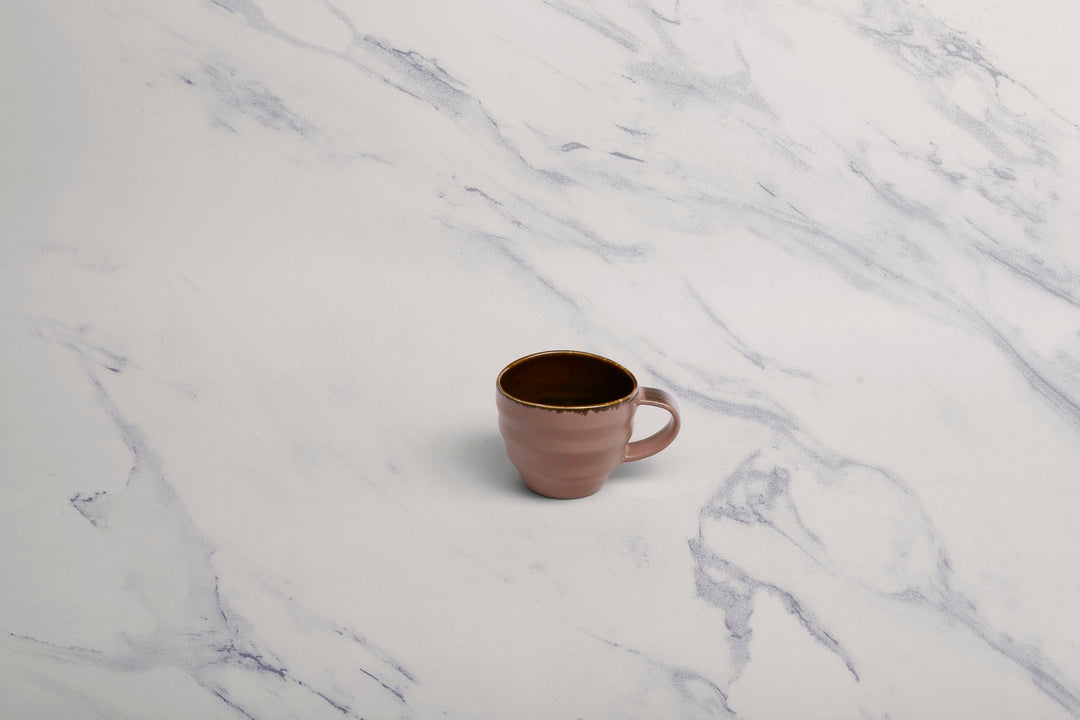 Porcelain Tea Cup | Splash Denim Non Stackable Cup, 12 Pcs