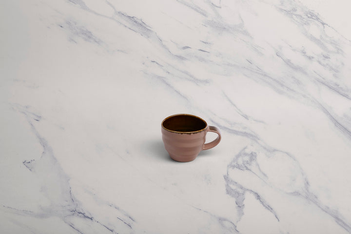 Porcelain Tea Cup | Splash Denim Non Stackable Cup, 12 Pcs