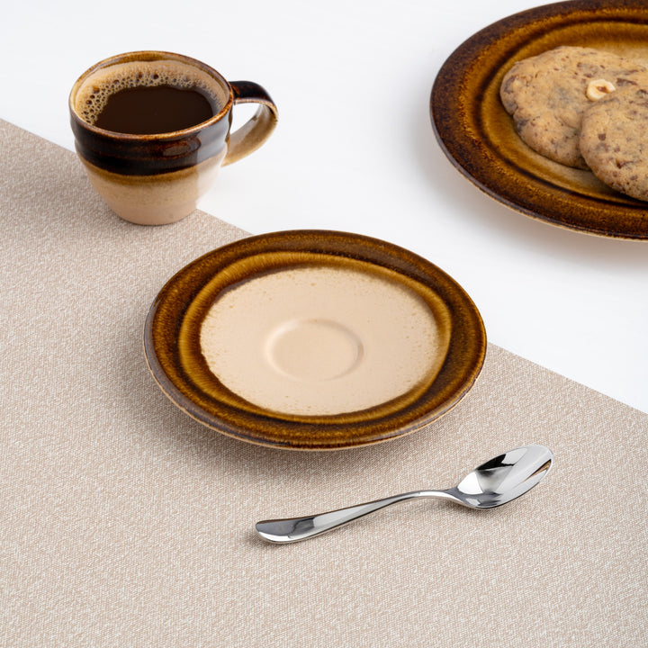Porcelain Saucer | Vital Coupe Elevated Tea Saucer | 12 Pcs