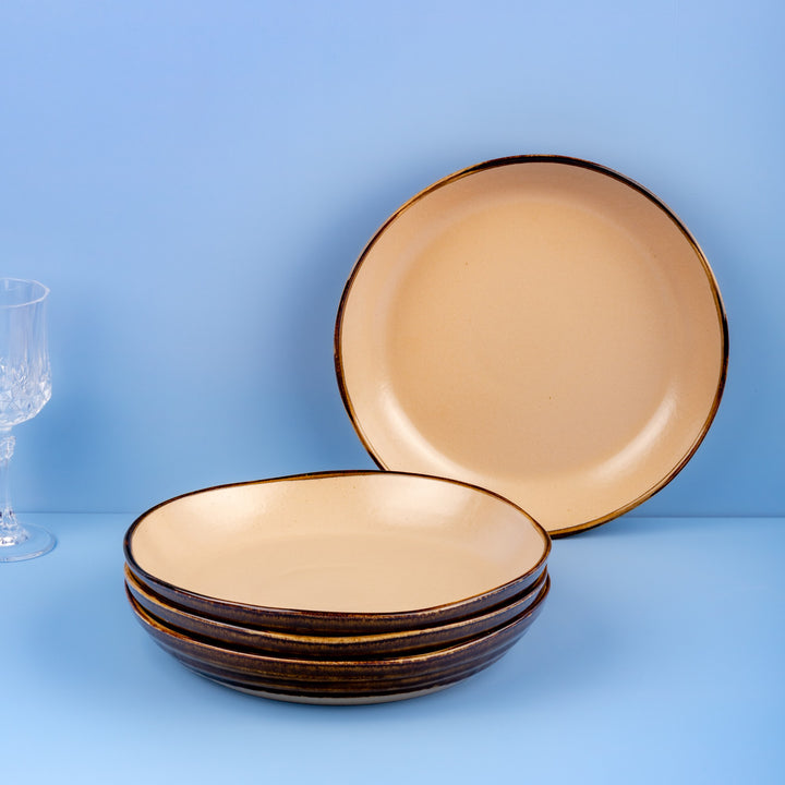 Porcelain Bowl | 9.6" Non Stackable Bowl | Set of 4