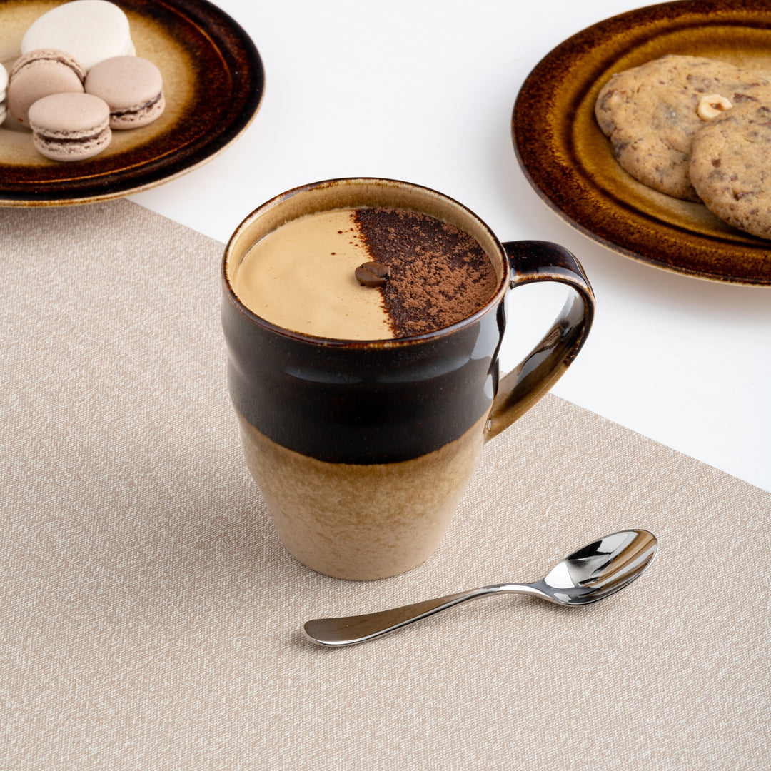 Porcelain Mug | 10 oz Non Stackable Coffee Mug | Set of 6