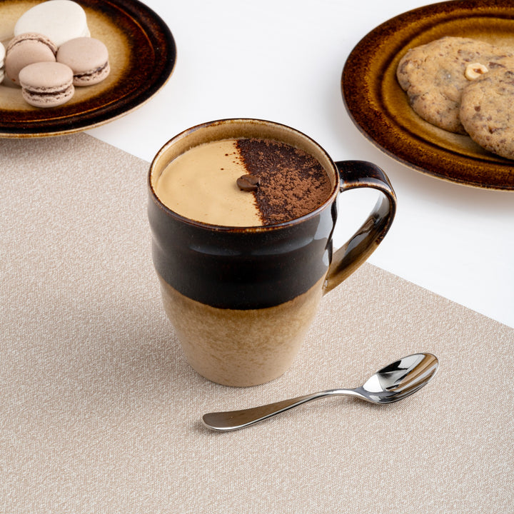 Porcelain Mug | 10 oz Non Stackable Coffee Mug | Set of 6