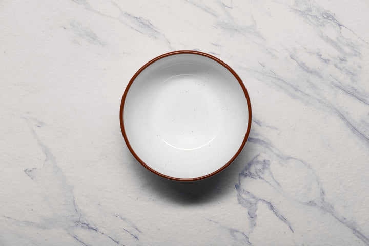 Porcelain Bowl | Modern Non Stackable Bowl-5.9", Set of 6