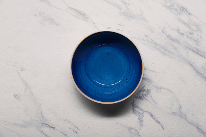 Porcelain Bowl | Modern Non Stackable Bowl, 6" | Set of 6