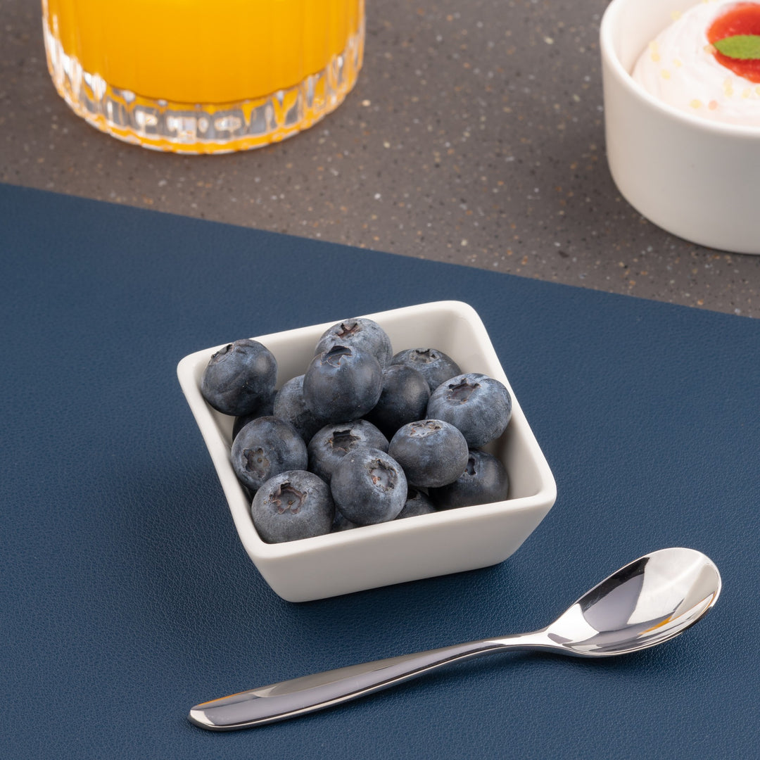 Square Plate | Porcelain, 1.69oz | Set of 18