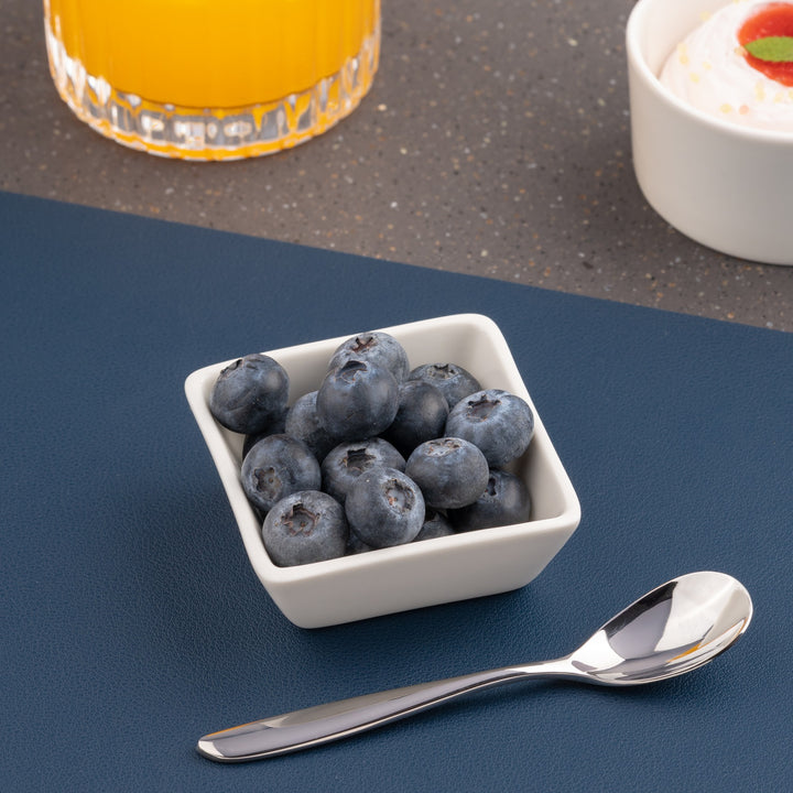 Square Plate | Porcelain, 1.69oz | Set of 18