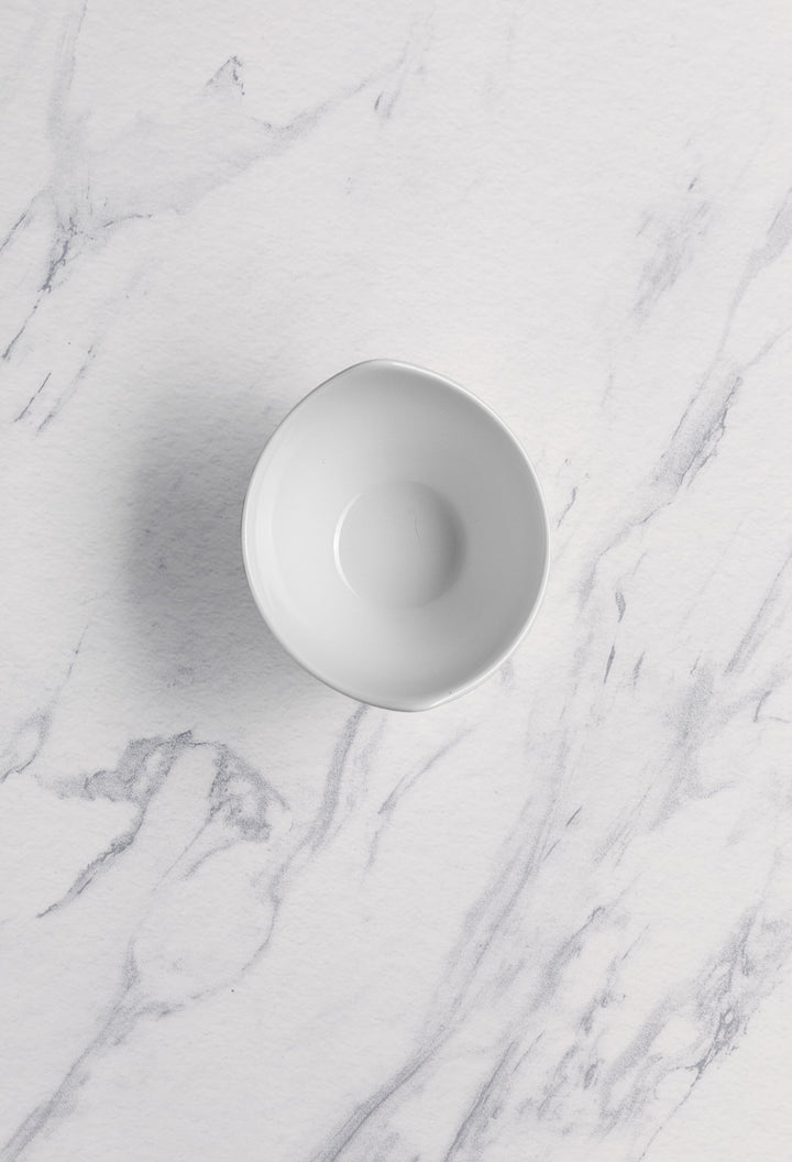 Curved Rim Bowl  | Porcelain, 2.71oz | Set of 18