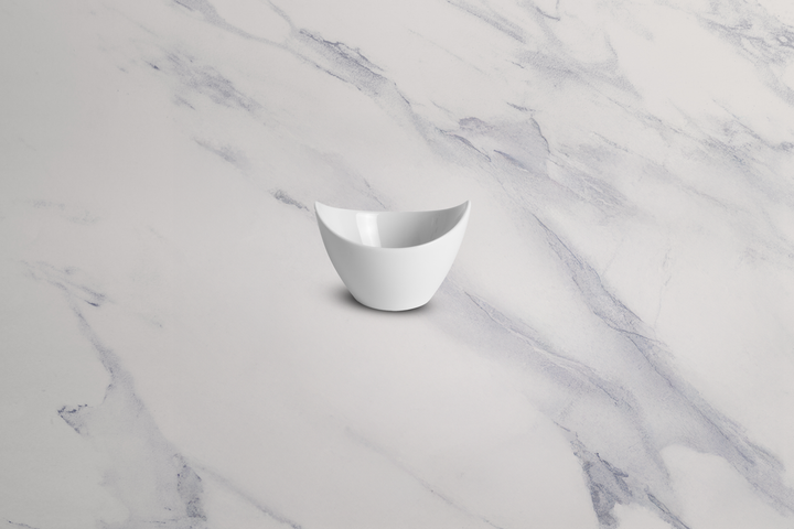 Curved Rim Bowl  | Porcelain, 2.71oz | Set of 18