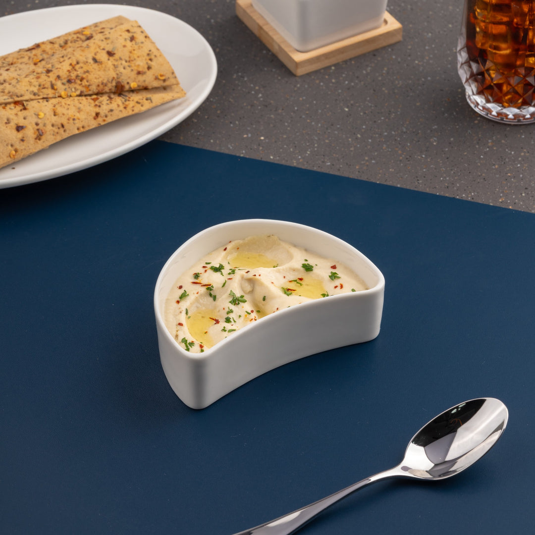 Half Round Bowl | Porcelain, 4.4oz, | Set of 18
