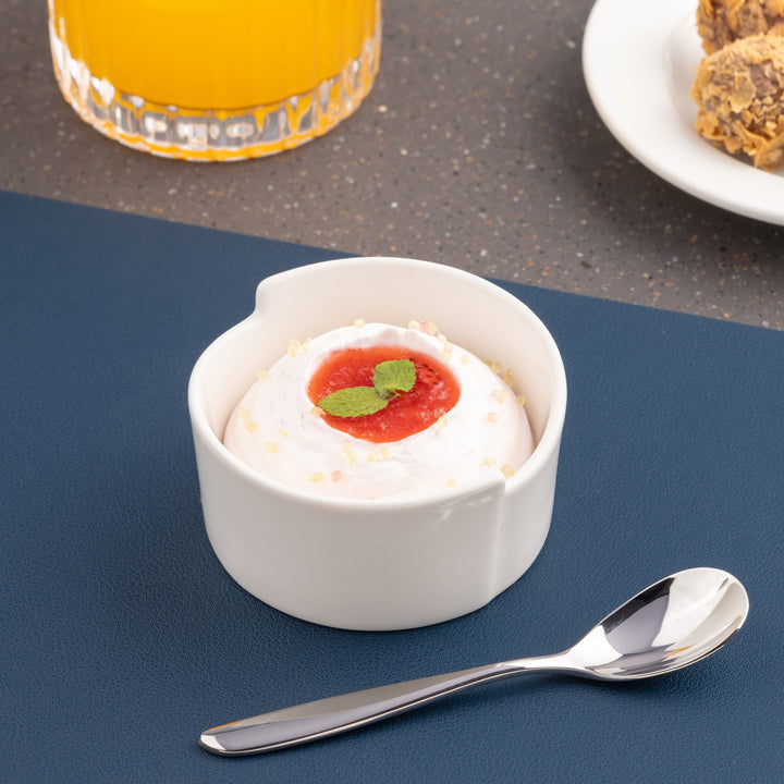 Double Step Round Bowl | Porcelain | 3.38oz | Set of 18